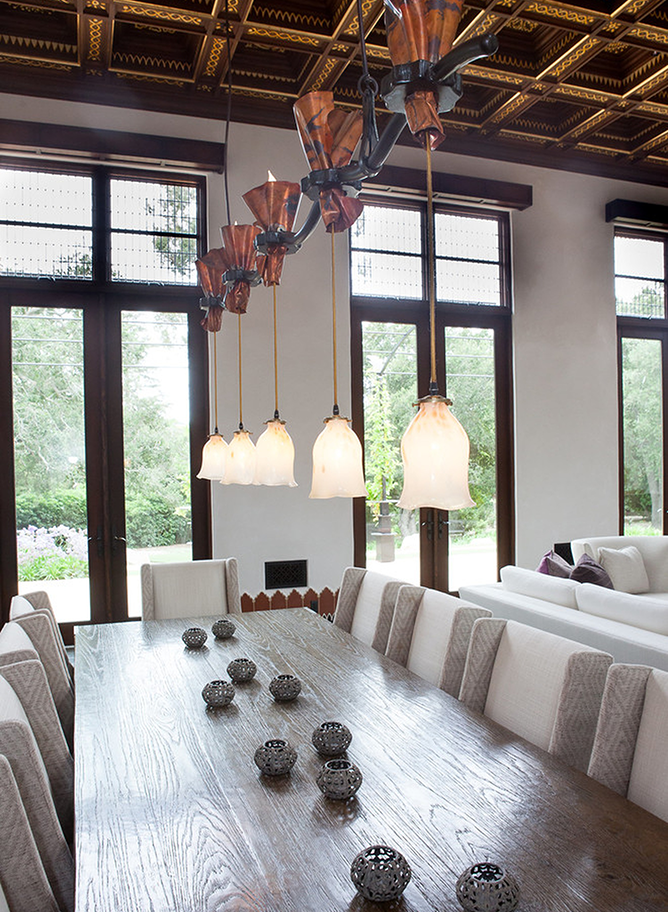 Interior designer planning modern living room